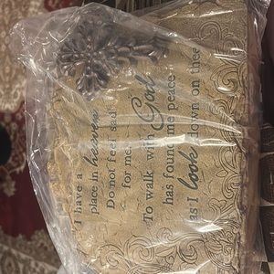 Memorial garden stone